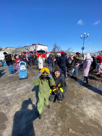 В Магадане прошли праздничные мероприятия, посвященные Дню советской пожарной охраны