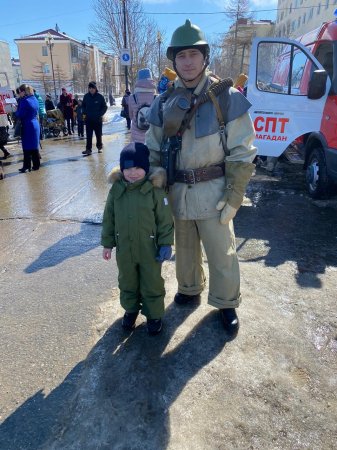 В Магадане прошли праздничные мероприятия, посвященные Дню советской пожарной охраны